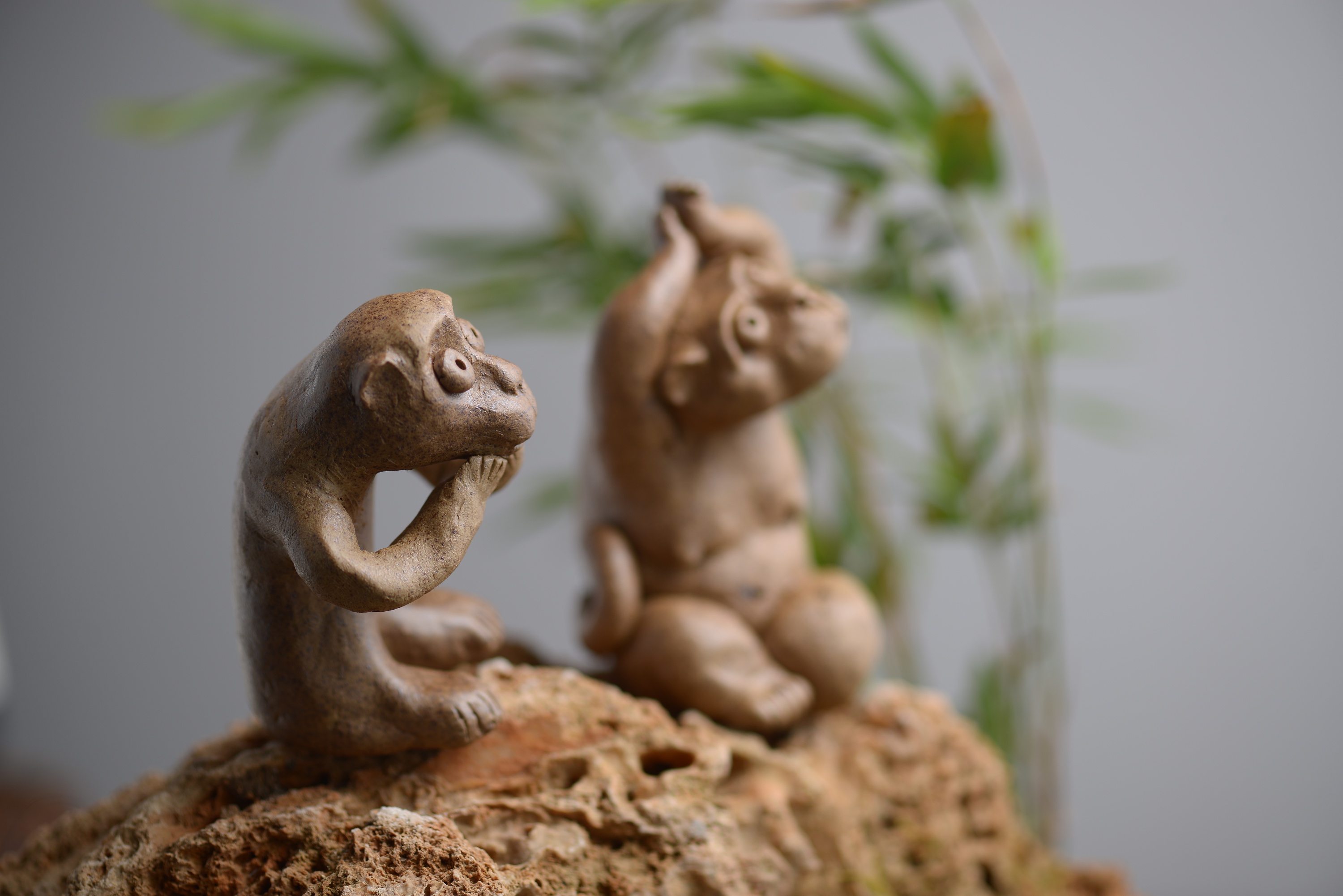 景德镇陶瓷动物猴子摆件 |手工艺|工艺品设计|q294646240 - 原创作品