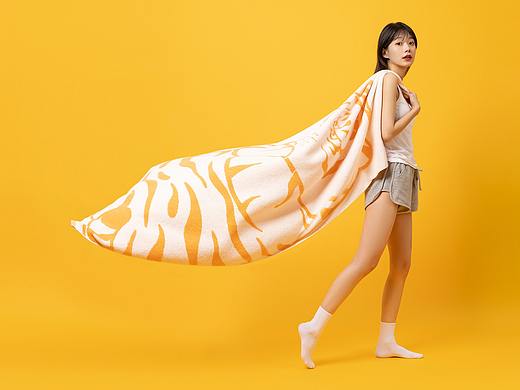 Grace洁丽雅浴巾胖虎联名家居家纺