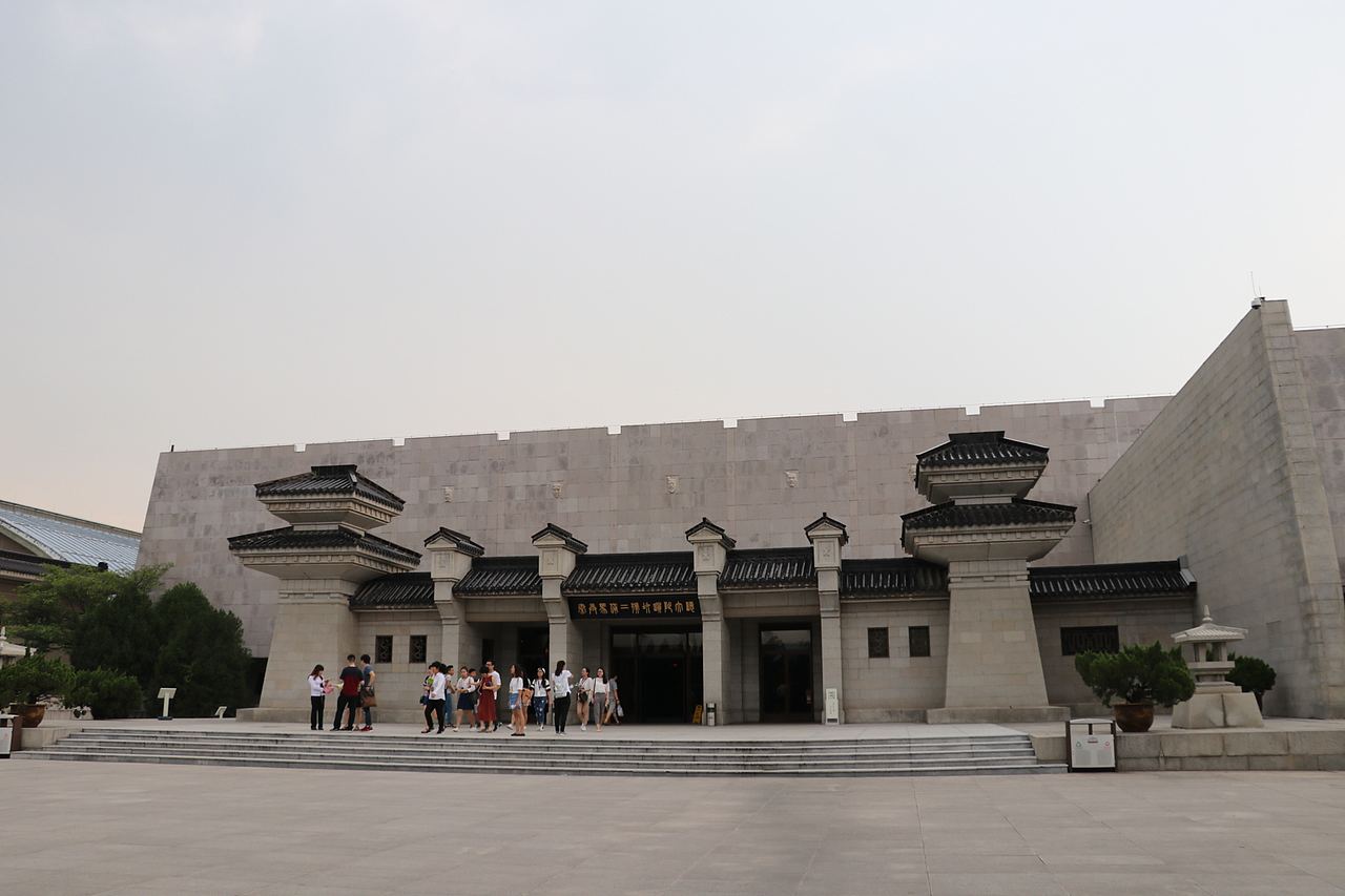 秦始皇陵兵马俑博物馆（图ZMTg5MjkxOTYw） - 风光摄影 - 站酷设计师蜉蝣记原创素材 - 站酷ZCOOL