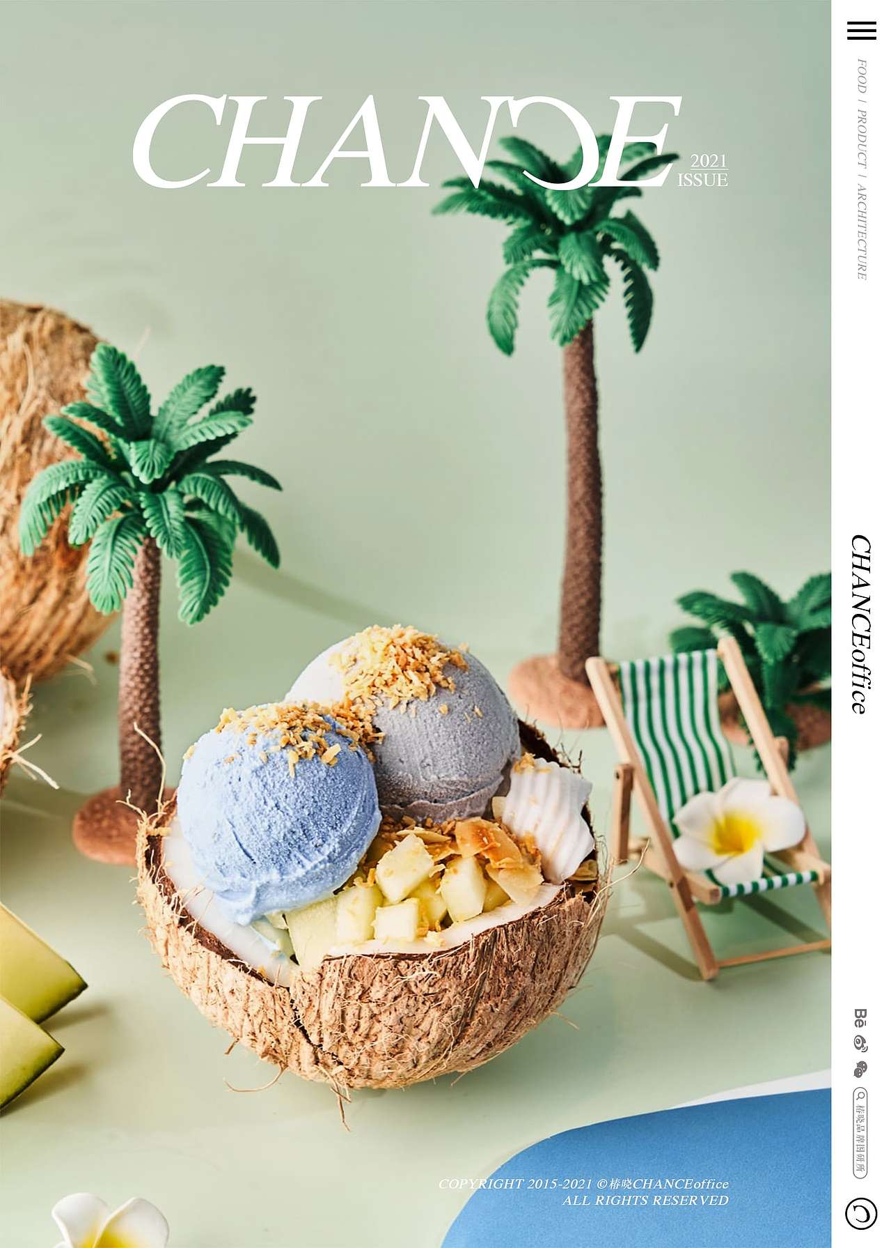 两只椰子・夏日水果海风系列｜CHANCE®BRAND（图ZMjQzMDc0MDU2） - 产品摄影 - 站酷设计师椿晓原创素材 - 站酷ZCOOL