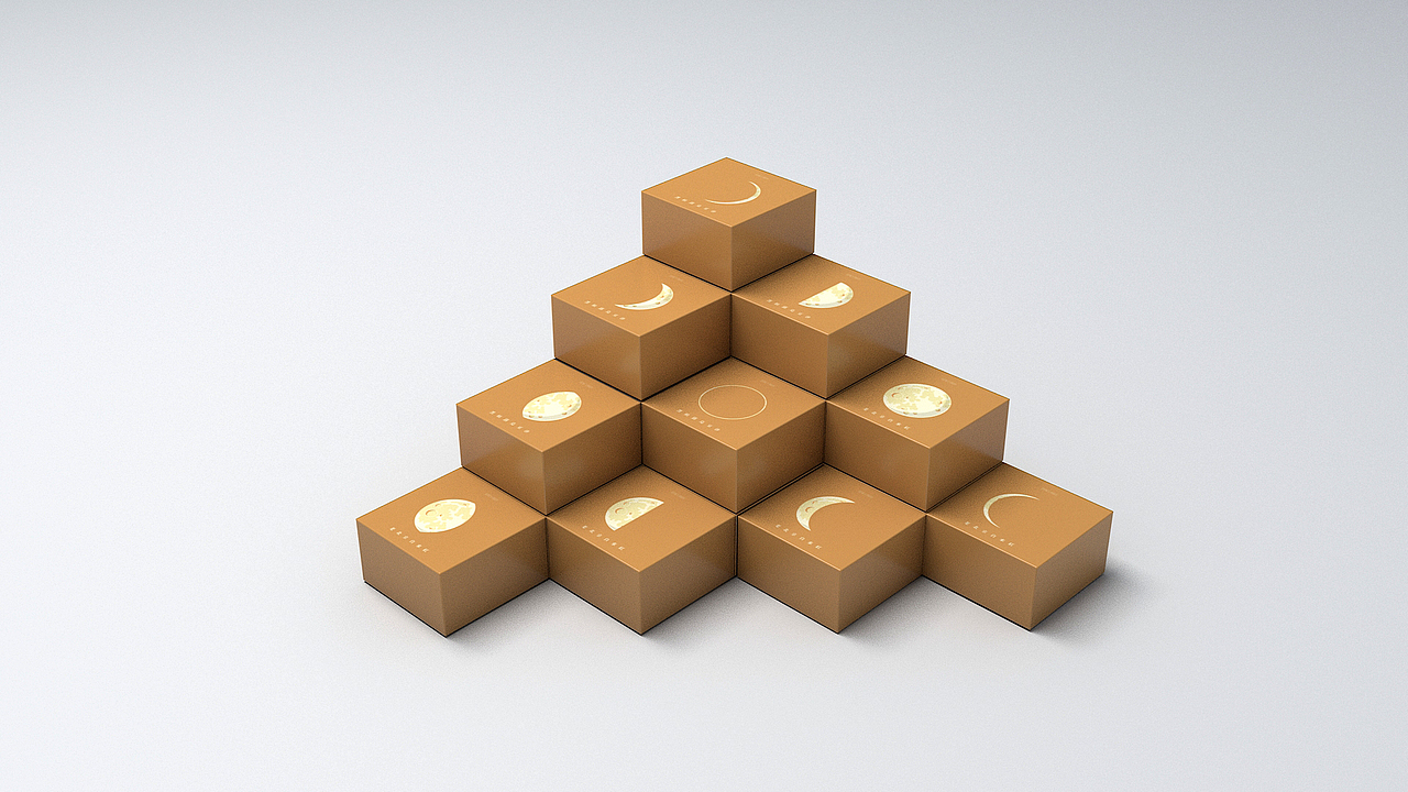 《董之月/月满中国》月饼盒包装设计（图ZMjY2OTkxMDE2） - 包装 - 站酷设计师Soul_Solo原创素材 - 站酷ZCOOL