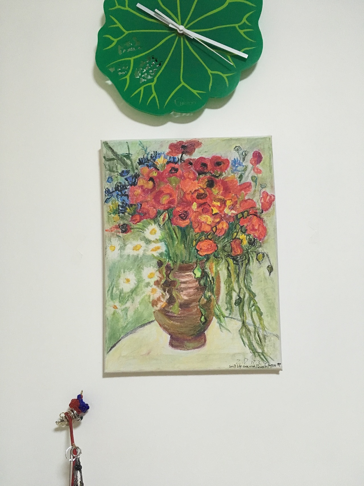 临摹梵高大师巨作完成