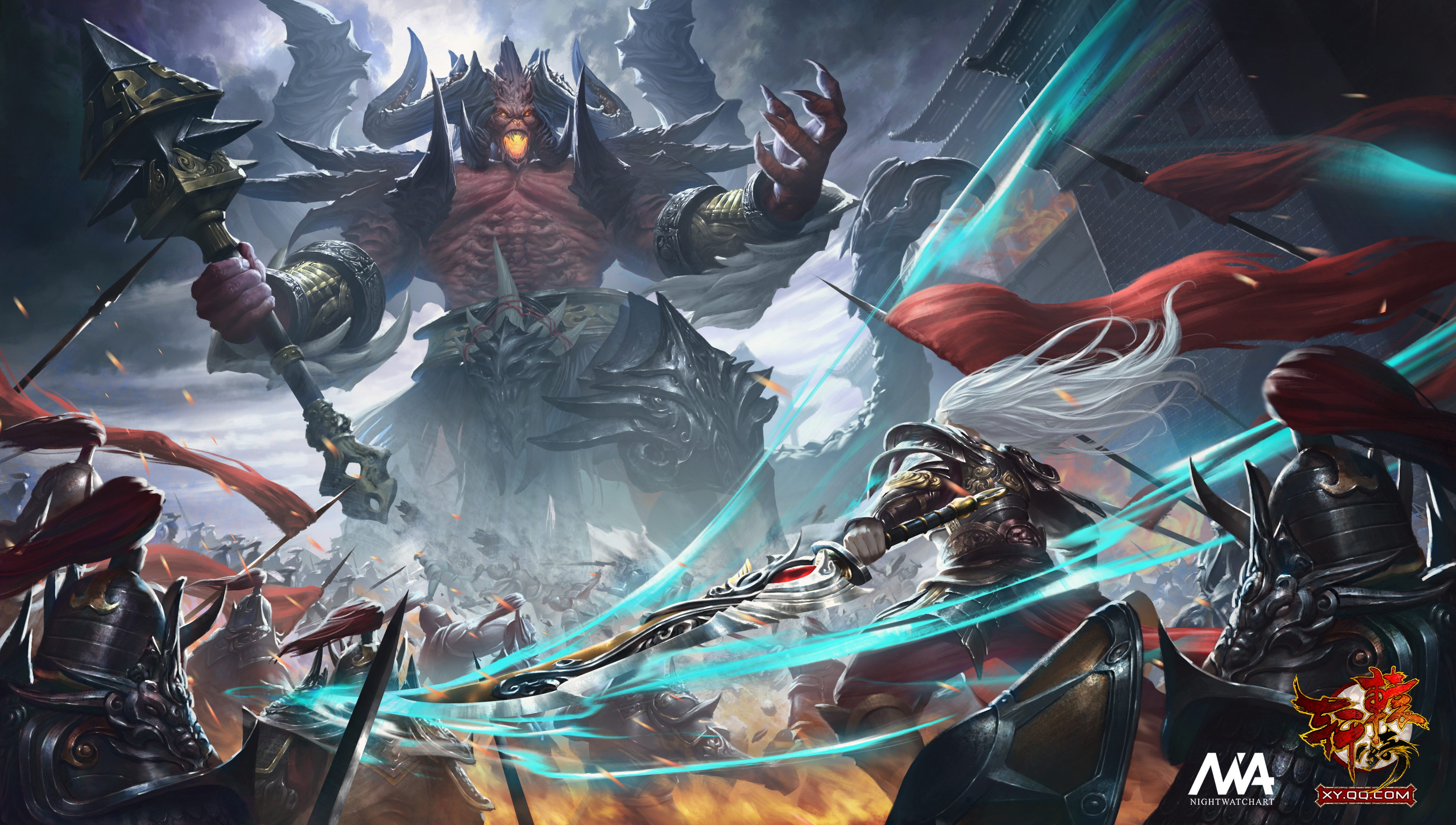 nwa 最新解禁作品《轩辕传奇》精彩插图 !_queenstudios-站酷zcool