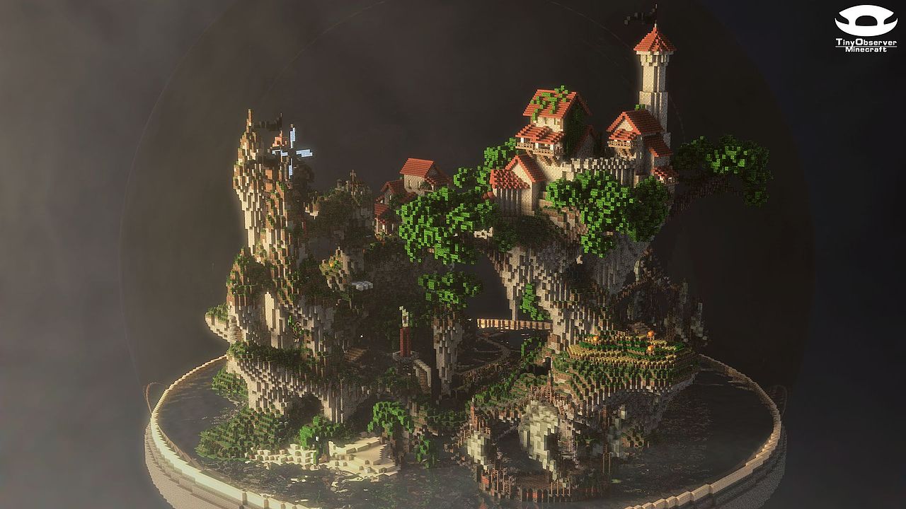 Minecraft - C4D渲染场景（图ZMTE5OTU4NzYw） - 场景 - 站酷设计师花狸Fali原创素材 - 站酷ZCOOL