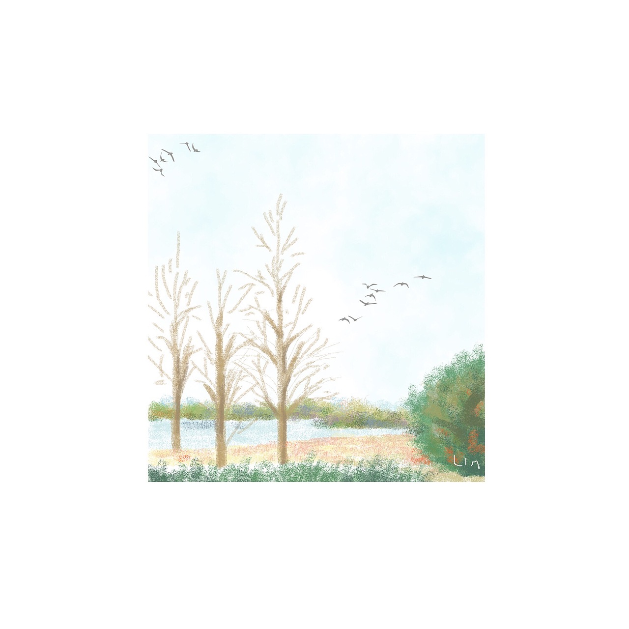 手绘插画 早春小景——黄小葳（图ZNzMxNzg5OTY=） - 创作习作 - 站酷设计师黄小葳原创素材 - 站酷ZCOOL
