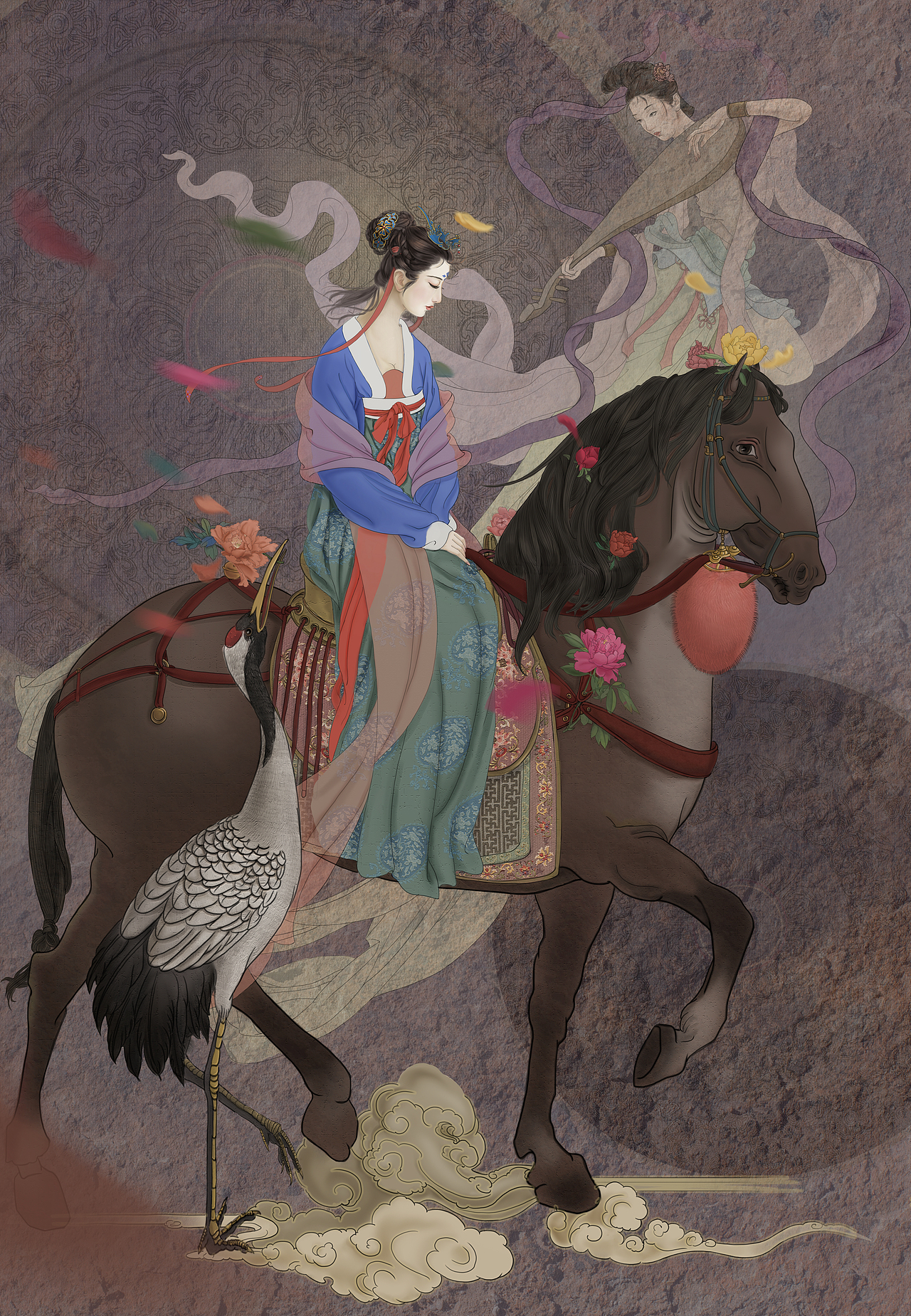 古风系列（图ZMjIyNDI5MDAw） - 商业插画 - 站酷设计师Z98807279原创素材 - 站酷ZCOOL