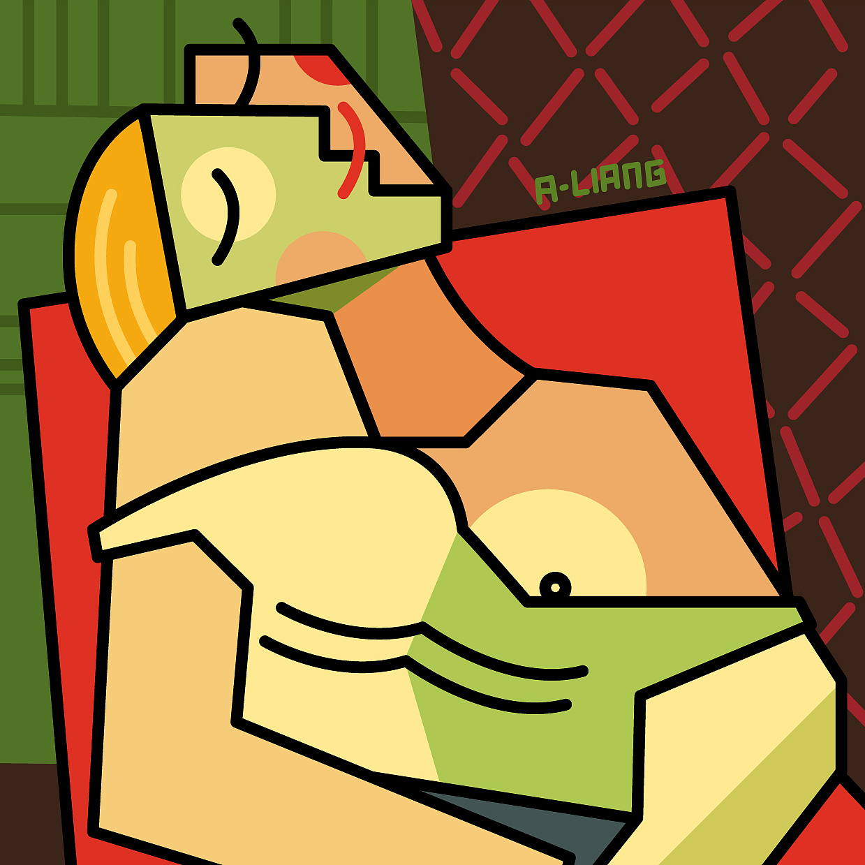 名画COS（图ZMzYzMDIwMTA4） - 创作习作 - 站酷设计师阿亮不亮原创素材 - 站酷ZCOOL