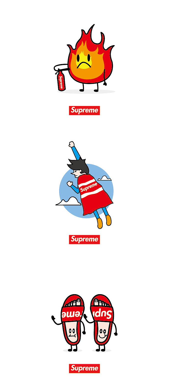 supreme创想|插画|新锐潮流插画|395472579 - 原创作品 - 站酷 (zcool