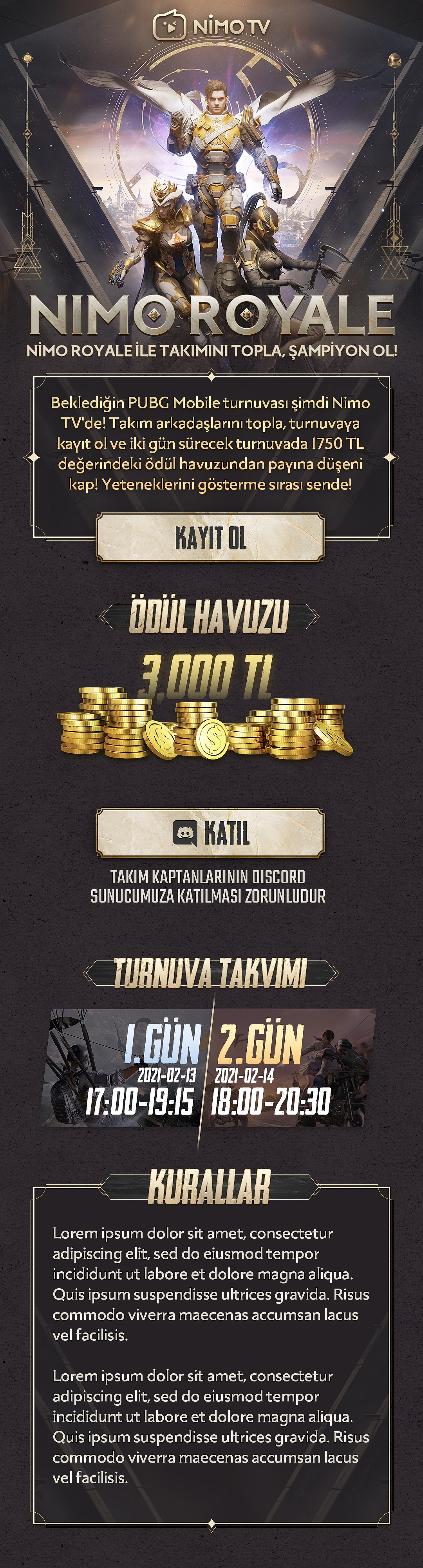 PUBGM 活动落地页设计（图ZMjUyMjUwMTAw） - 宣传物料 - 站酷设计师黑池文化传媒原创素材 - 站酷ZCOOL