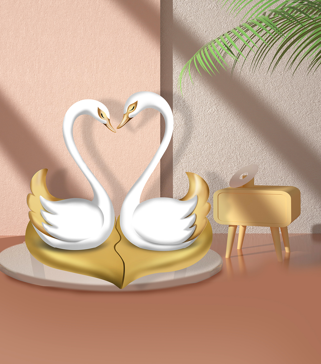 产品设计 | 情侣天鹅摆件 SWAN