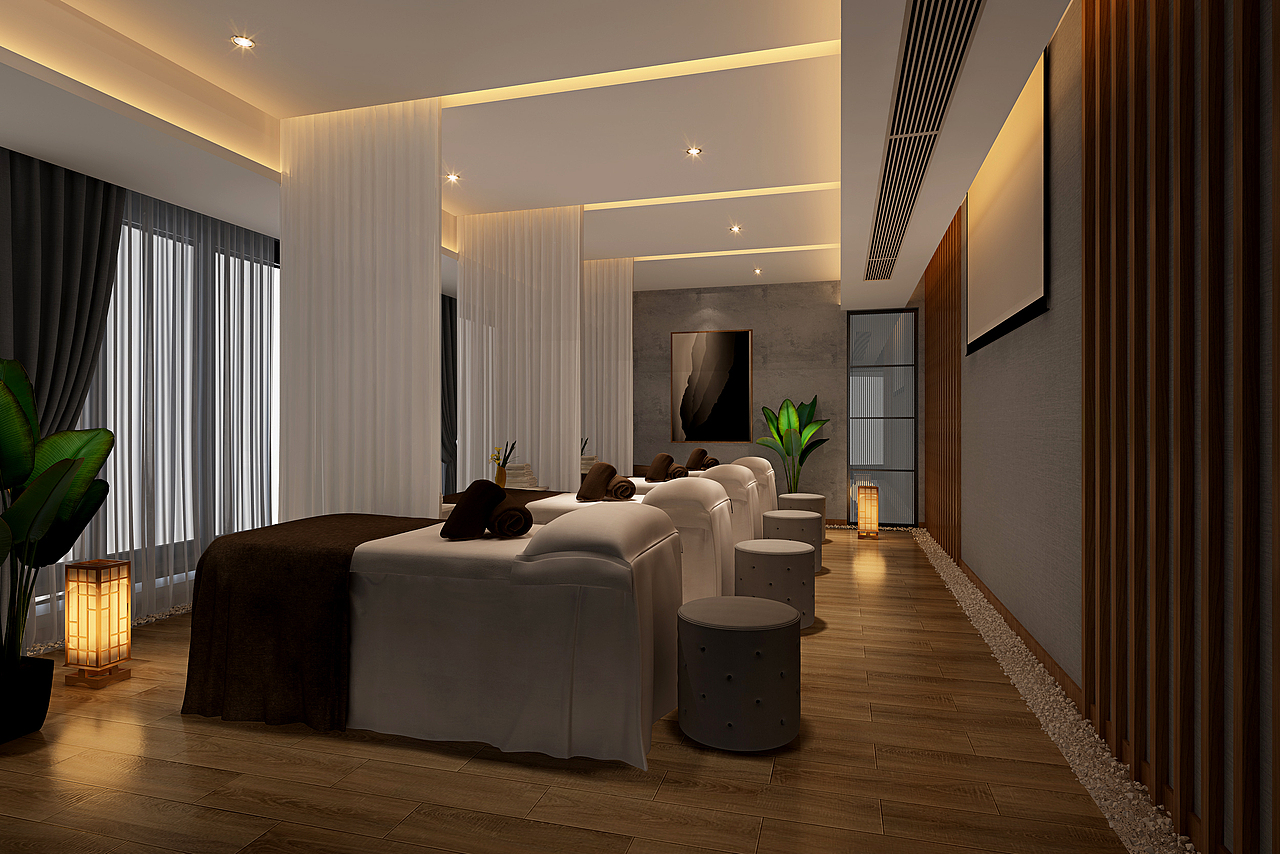 日式养生足疗馆（图ZMTg2NzQwNzY0） - 家装设计 - 站酷设计师苏黎世的猫Miya原创素材 - 站酷ZCOOL