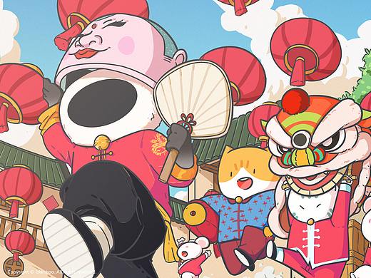 醒狮-大头佛（个人主页-ZNDI3ODk0NDg=） - 创作习作 - 站酷设计师Blenboo原创素材 - 站酷ZCOOL