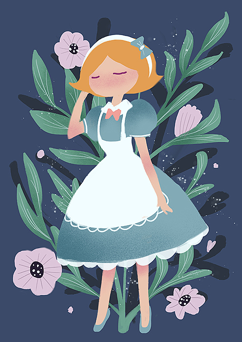 花茶插画包装和实物图