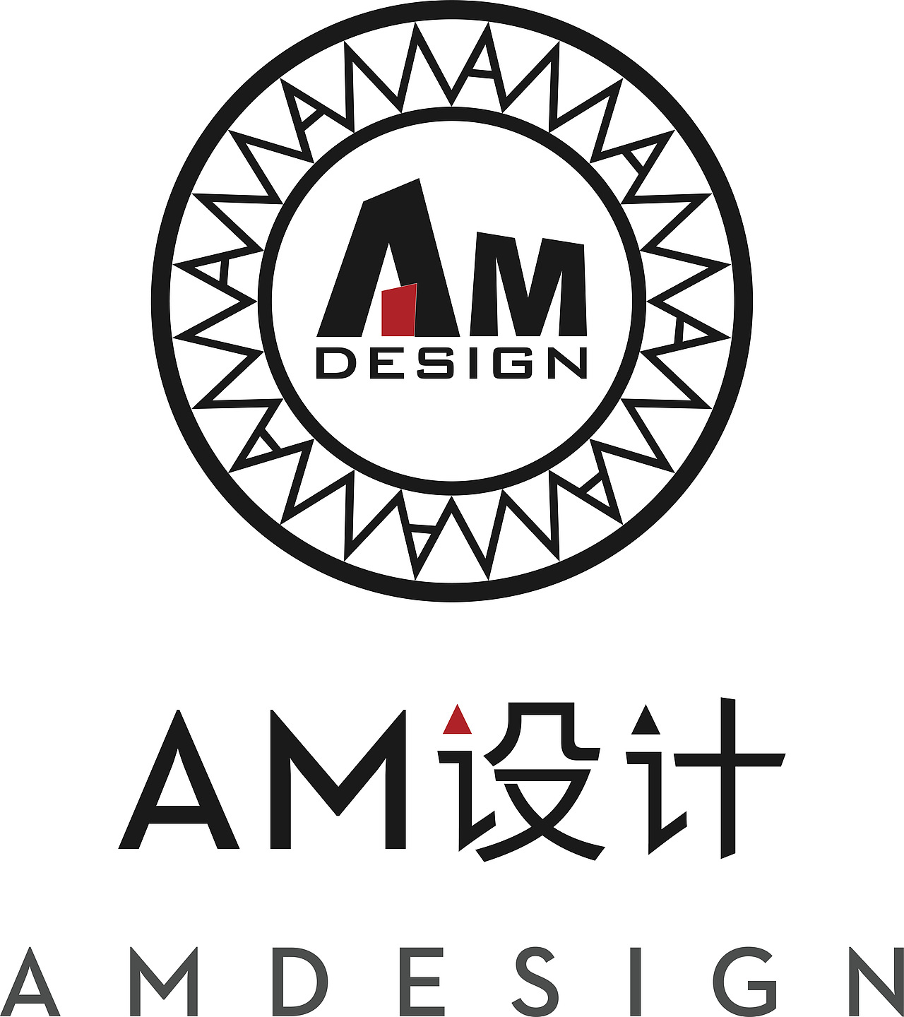 am设计logo