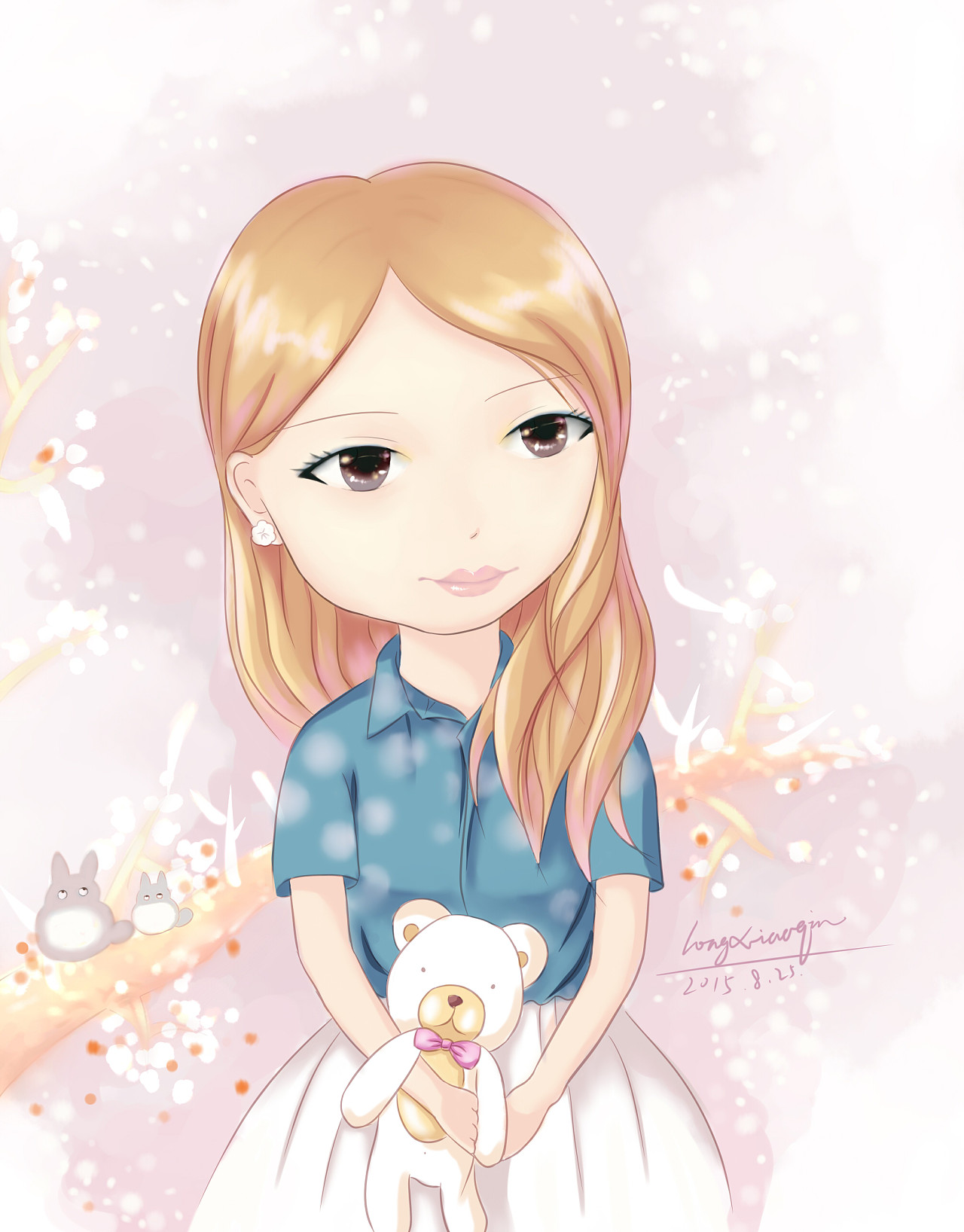 插画q版-my小幺妹