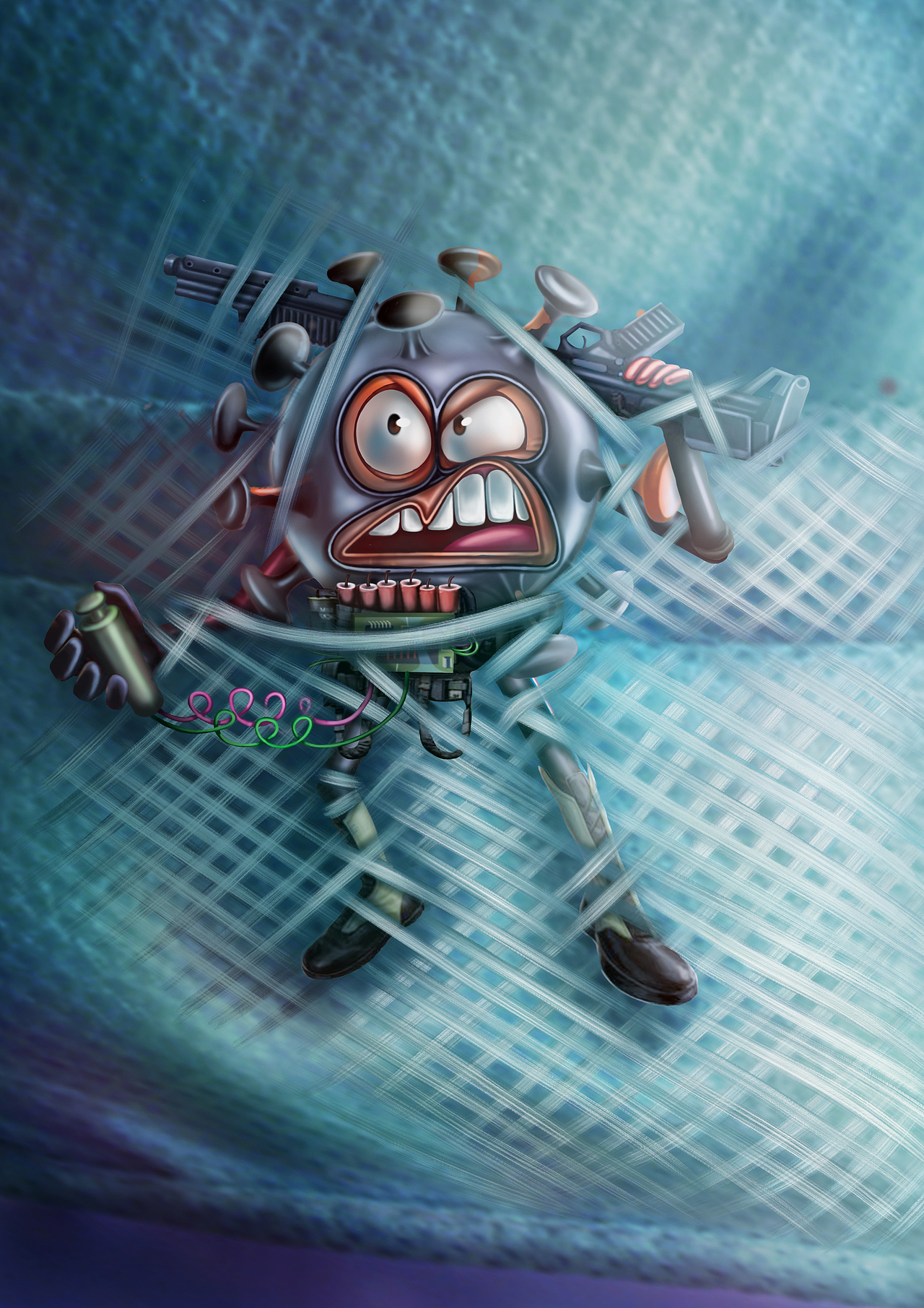 在为时已晚之时,拯救人类_niki小蚯蚓-站酷zcool