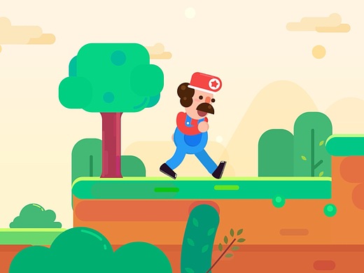 mg动画练习10人物跳跃