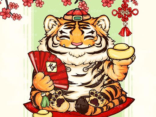 虎年---国潮形象插画