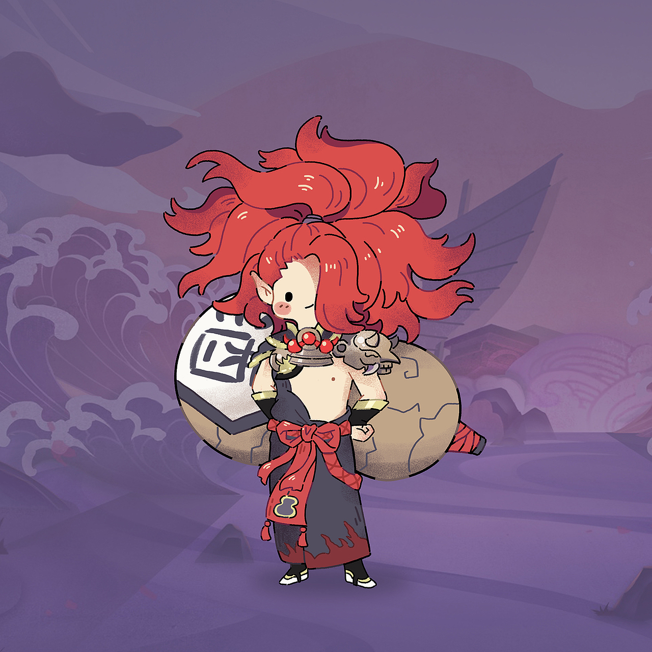 阴阳师软萌式神（图ZNzQ0NzIxMTI=） - 商业插画 - 站酷设计师小花栗子原创素材 - 站酷ZCOOL