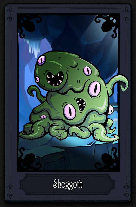 q版克苏鲁卡牌——阿卡姆档案  原创