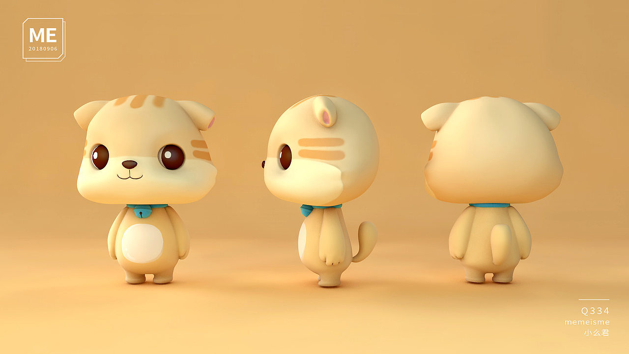 c4d立体版卡通形象