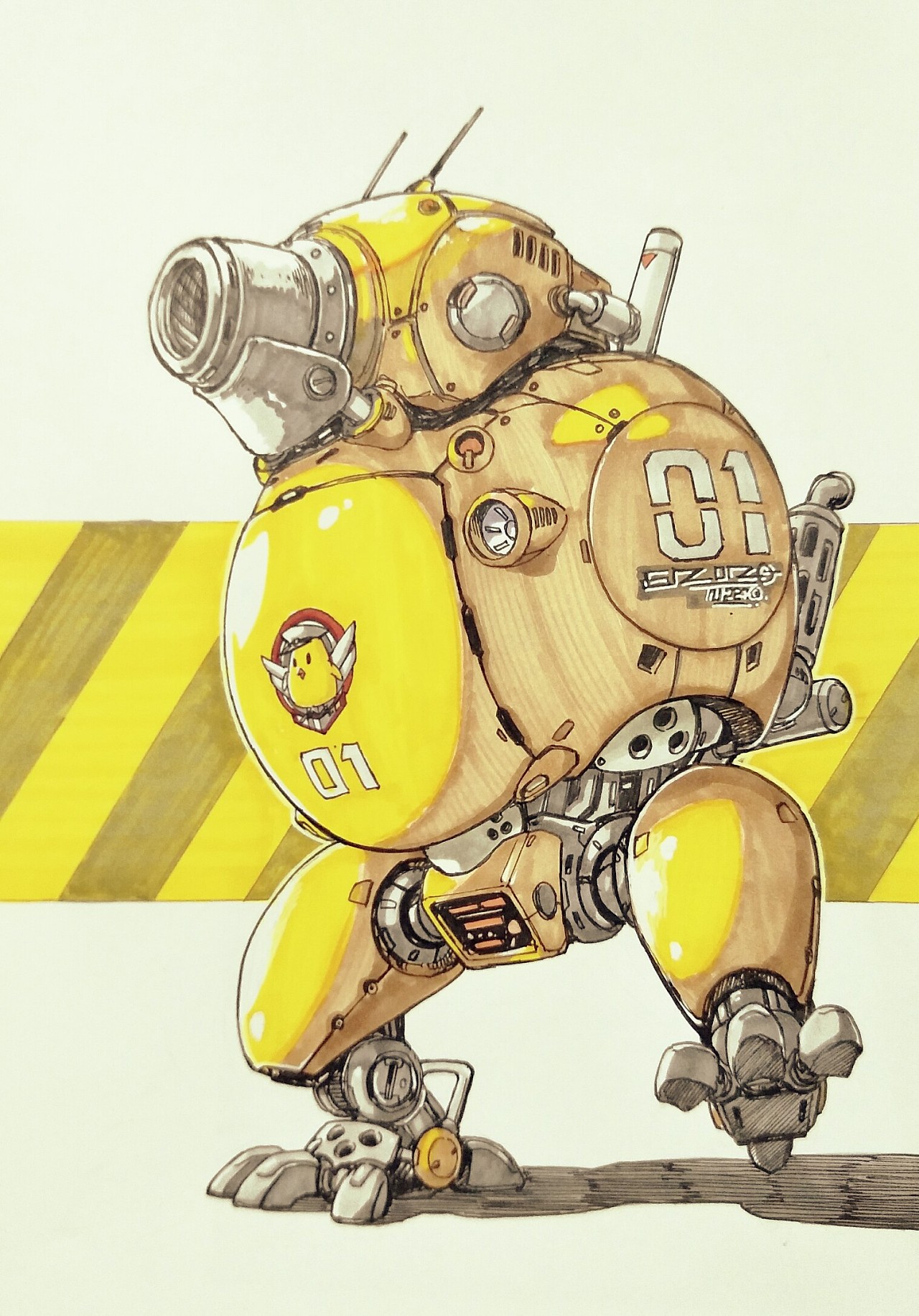 NinYin-Robot（大机械）2006-2012|动漫|概念设定|NinYin会火漫画 - 原创作品 - 站酷 (ZCOOL)