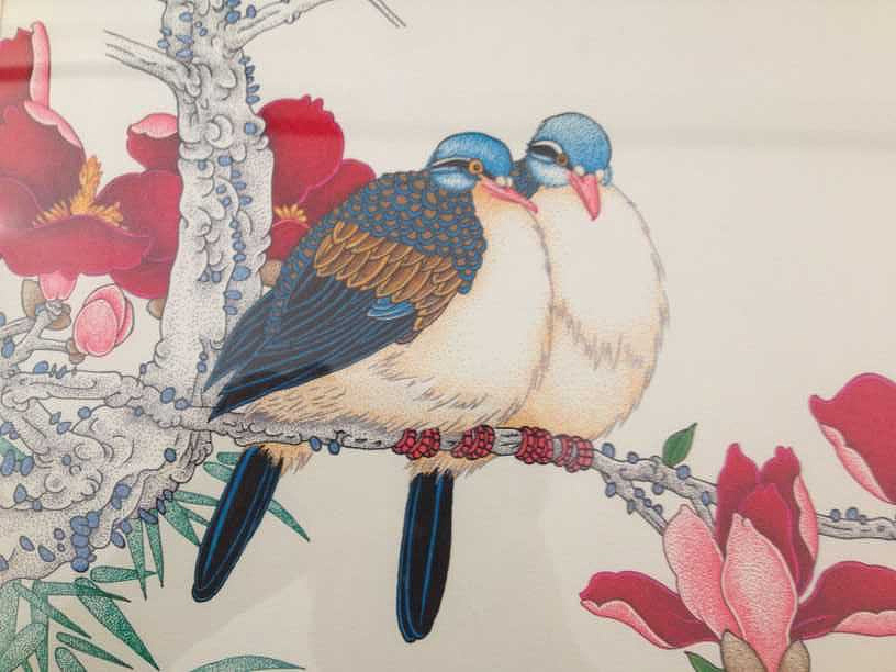 鬼马刺客(彩色钢笔画)