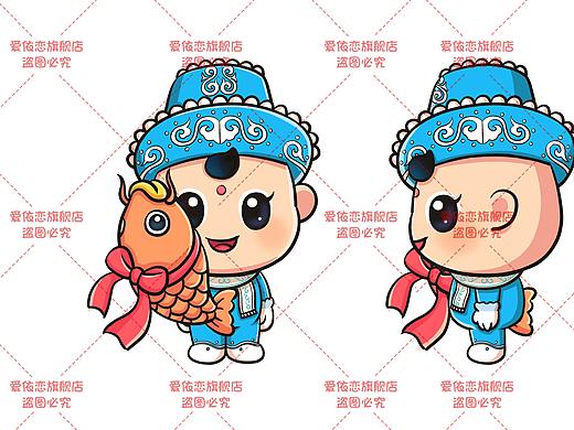 吉祥物公仔三视图