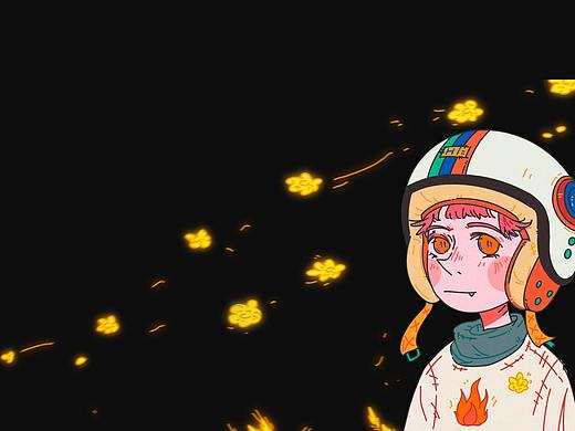 风转云转，花开如火