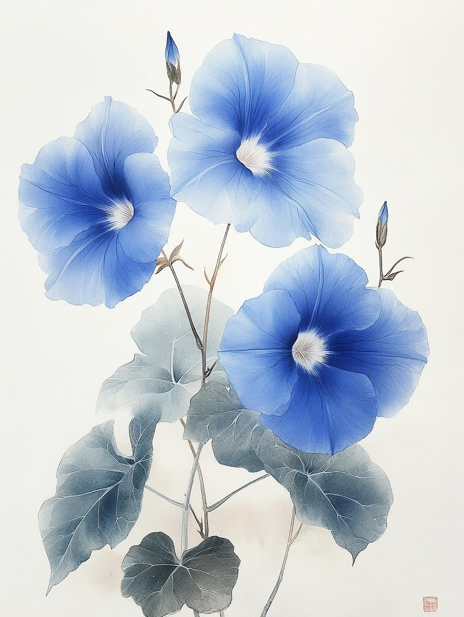 植物插画风格02（图ZMzgxODIxMDUy） - AI作品 - 站酷设计师本草方阵原创素材 - 站酷ZCOOL