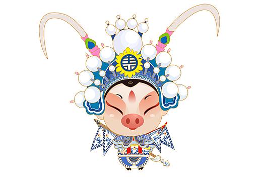 国粹猪宝宝和国粹鼠宝宝
