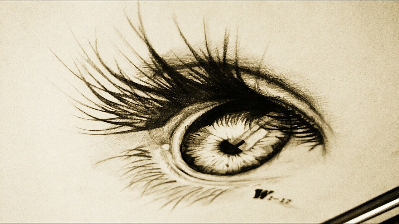 手绘临摹——眼眸