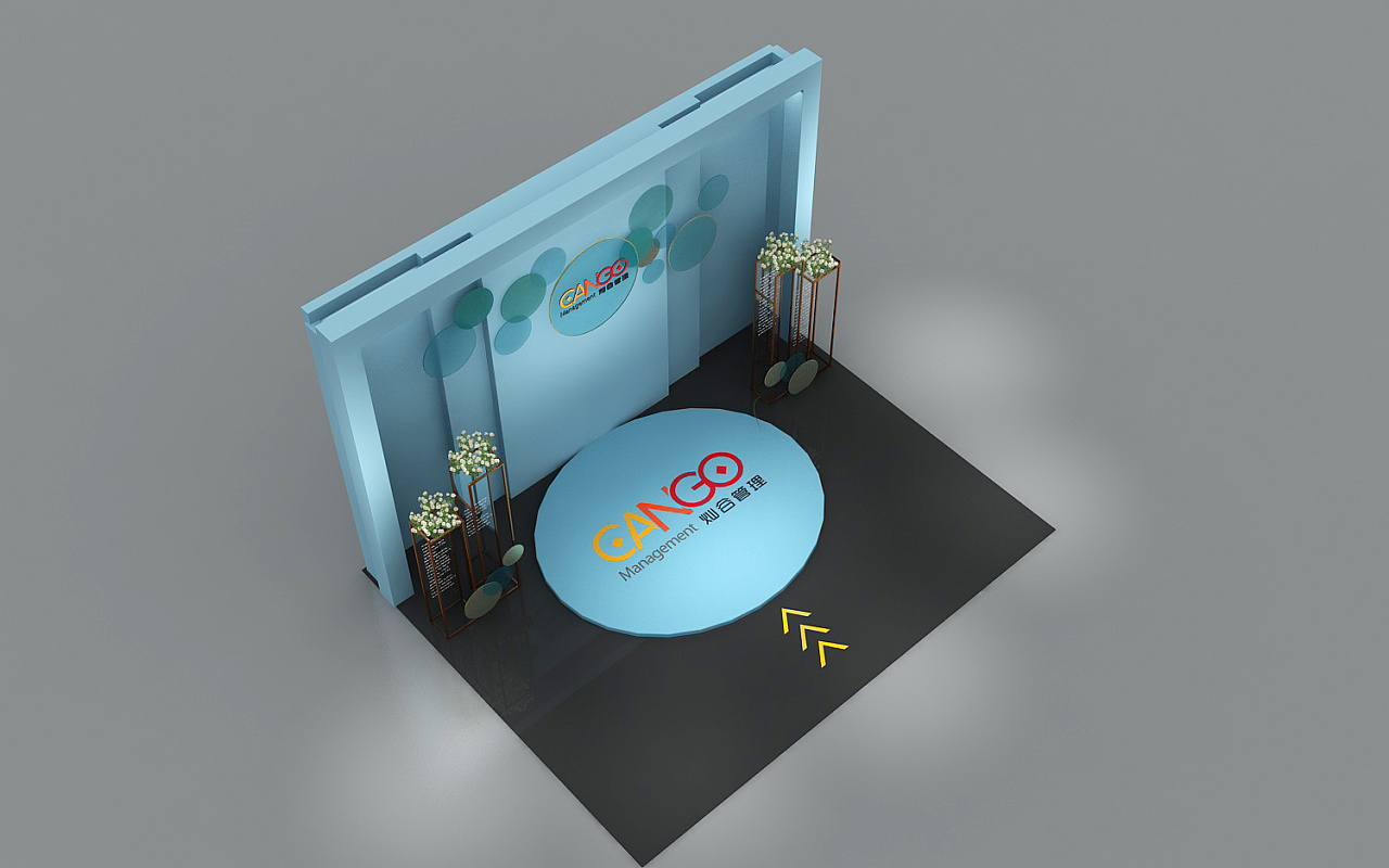 拍照打卡点效果图设计