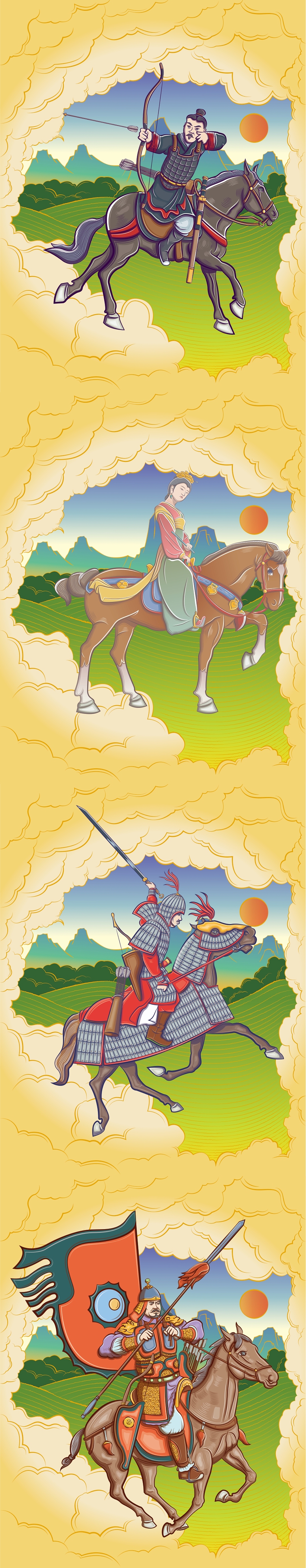 插画场景练习作品