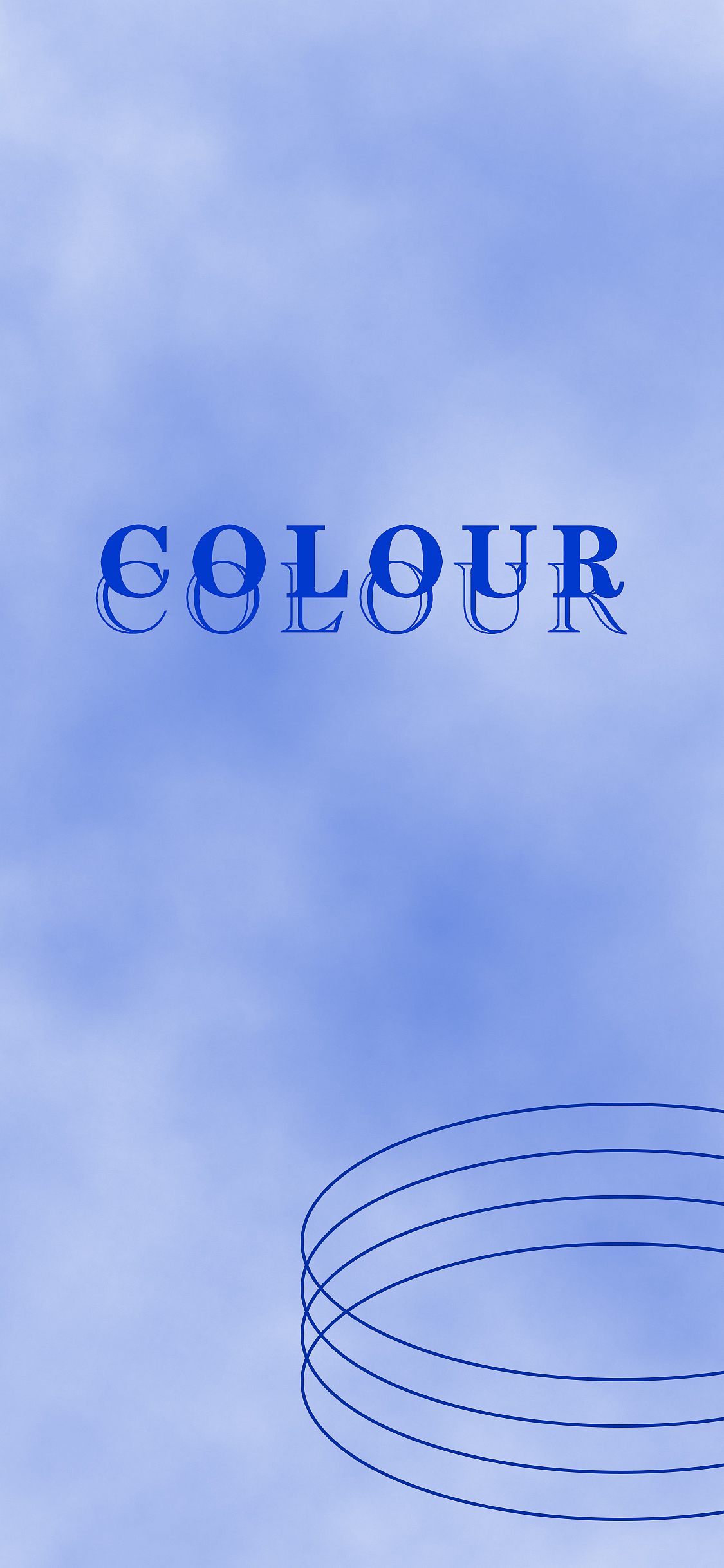 手机壁纸-克莱因蓝_醒不来的ooka卡-站酷zcool