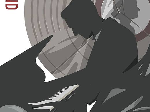 海上钢琴师—书籍插画设计