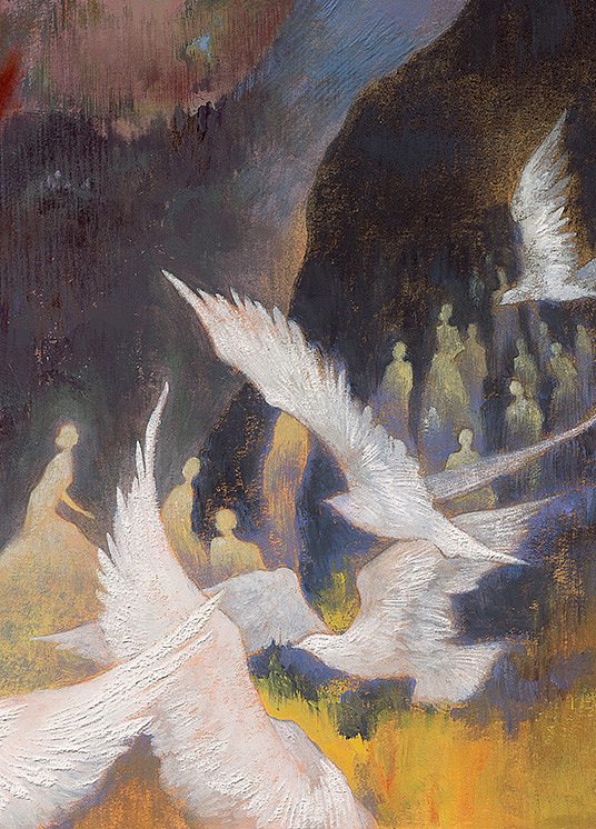 黑鸟总在夜间出行（图ZMzYyNTg2NjQ0） - 商业插画 - 站酷设计师鹿夕子原创素材 - 站酷ZCOOL