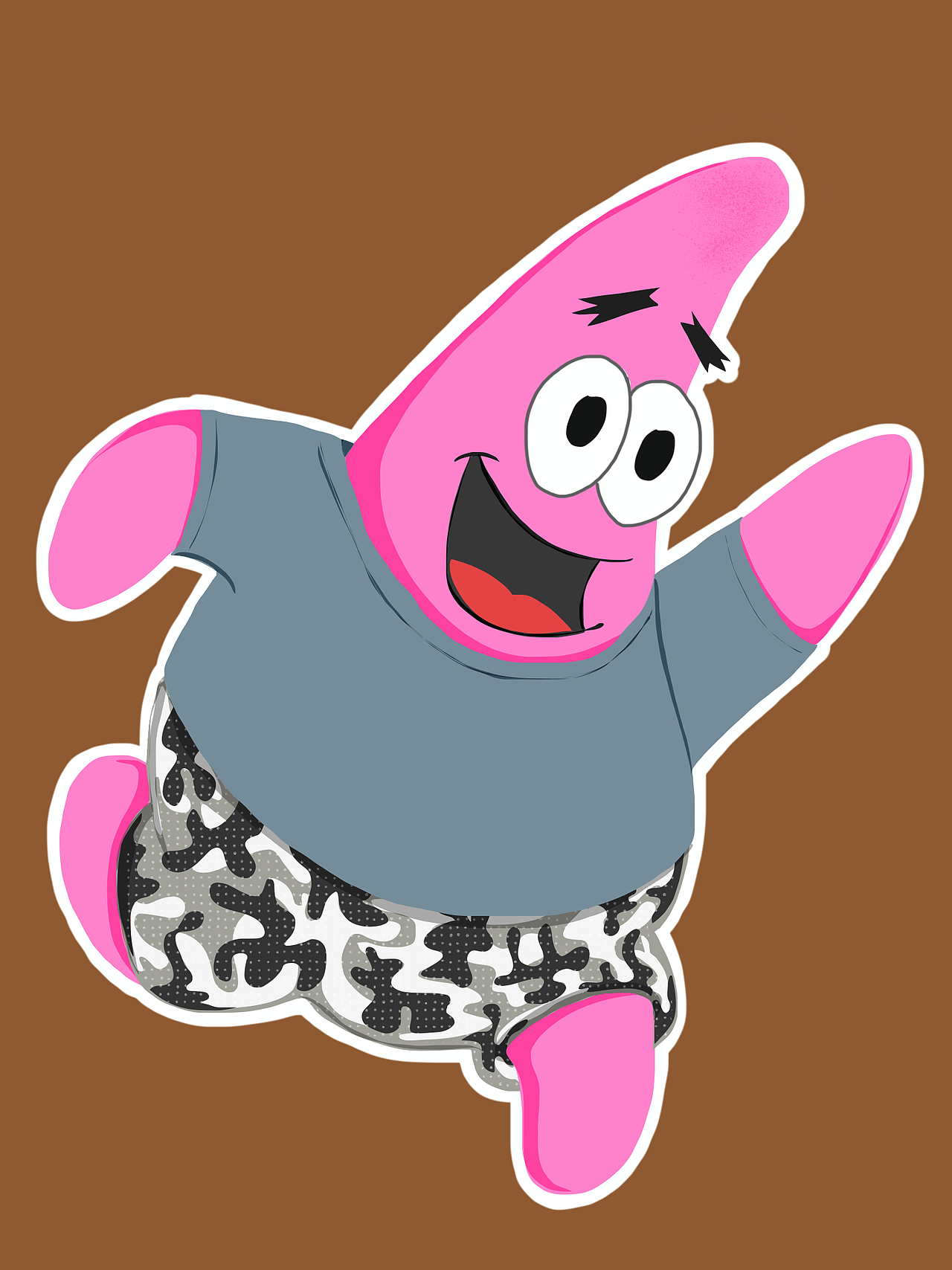 派大星穿我的衣服