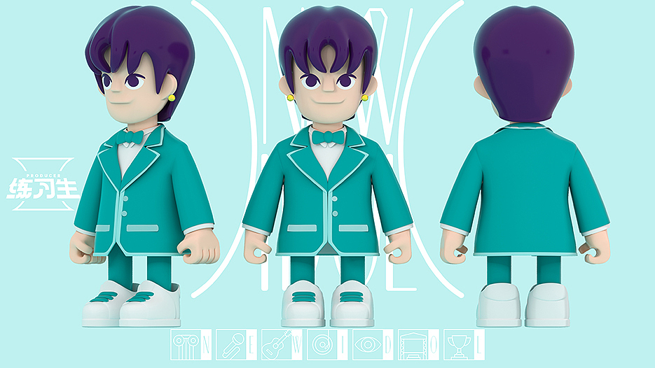 NEW IDOL 新偶像学院视觉（图ZMjA4OTUyMTUy） - 商业插画 - 站酷设计师万鱼鱼原创素材 - 站酷ZCOOL