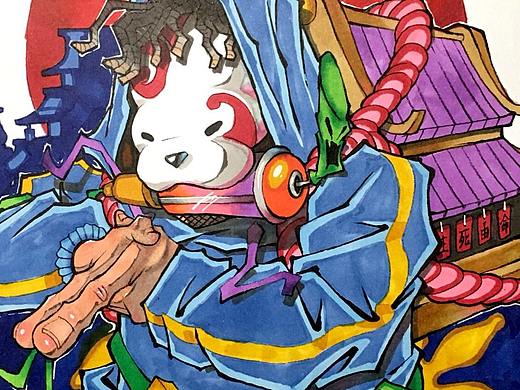 Pitbeat比特《我的马克笔手绘涂鸦稿子合集》