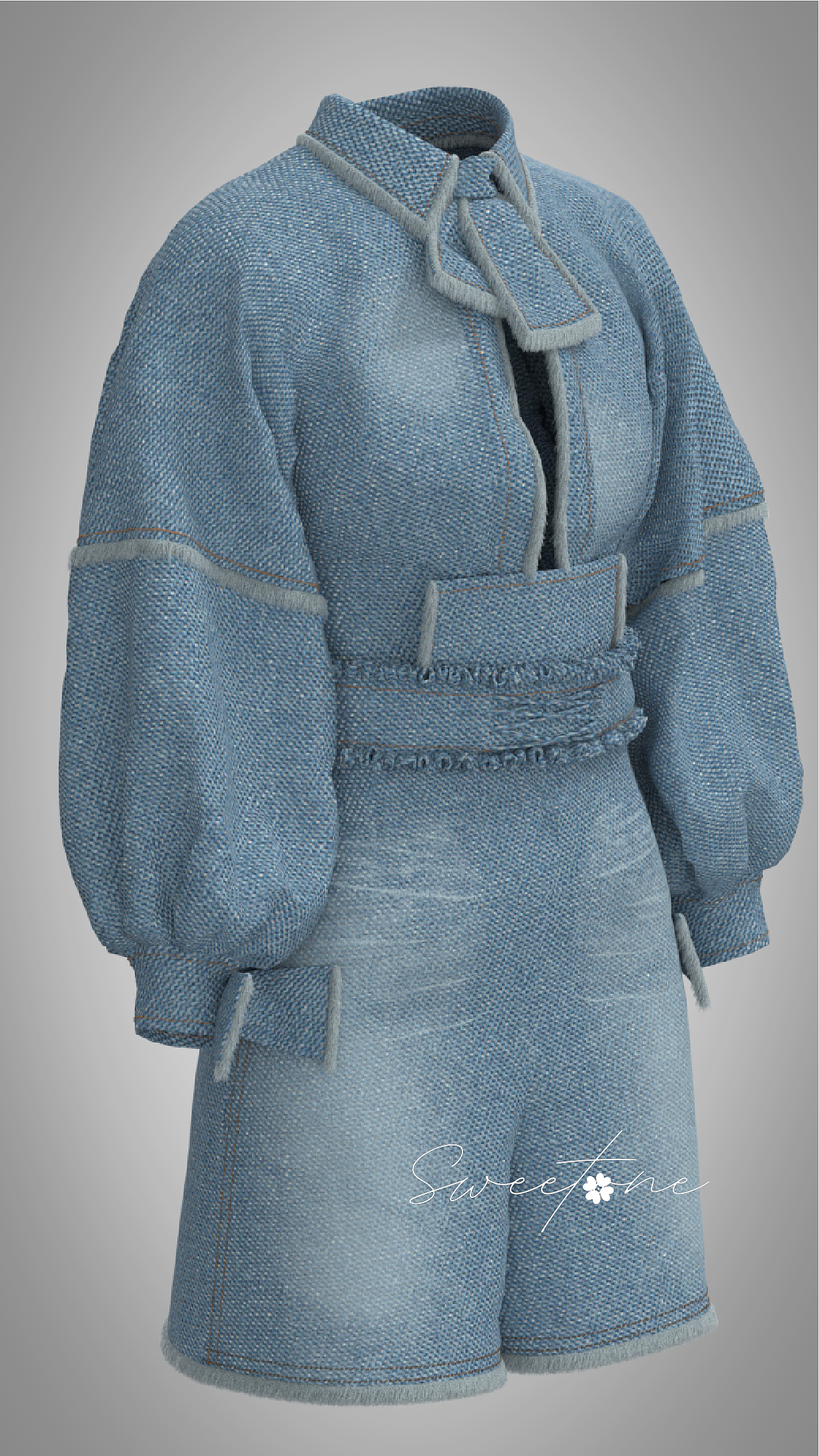 clo3d服装建模作品(二)