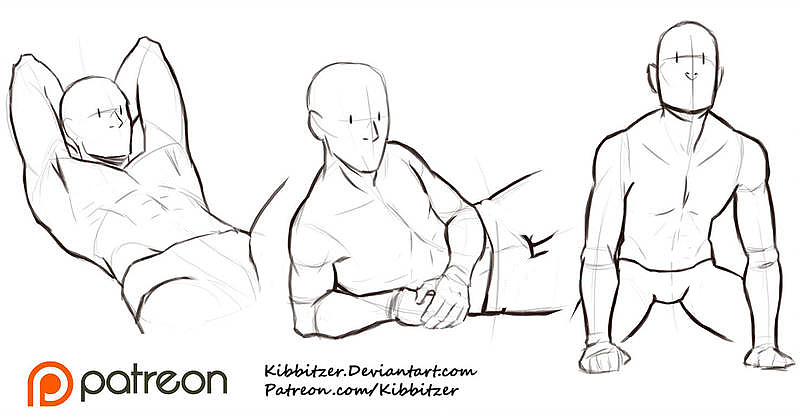 素材绘画练习参考part05动作练习02