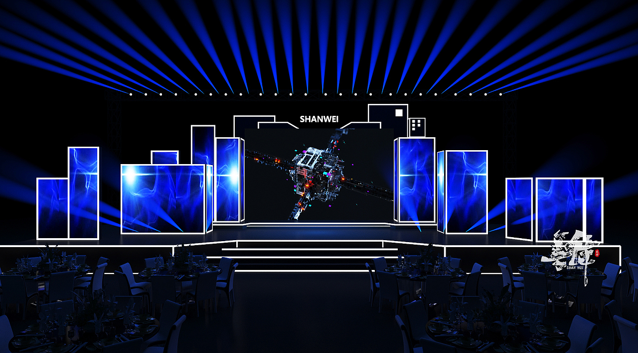 舞台设计舞美设计发布会设计论坛设计（图ZMjI4NTI4MDg4） - 舞台美术 - 站酷设计师舞美善伟原创素材 - 站酷ZCOOL