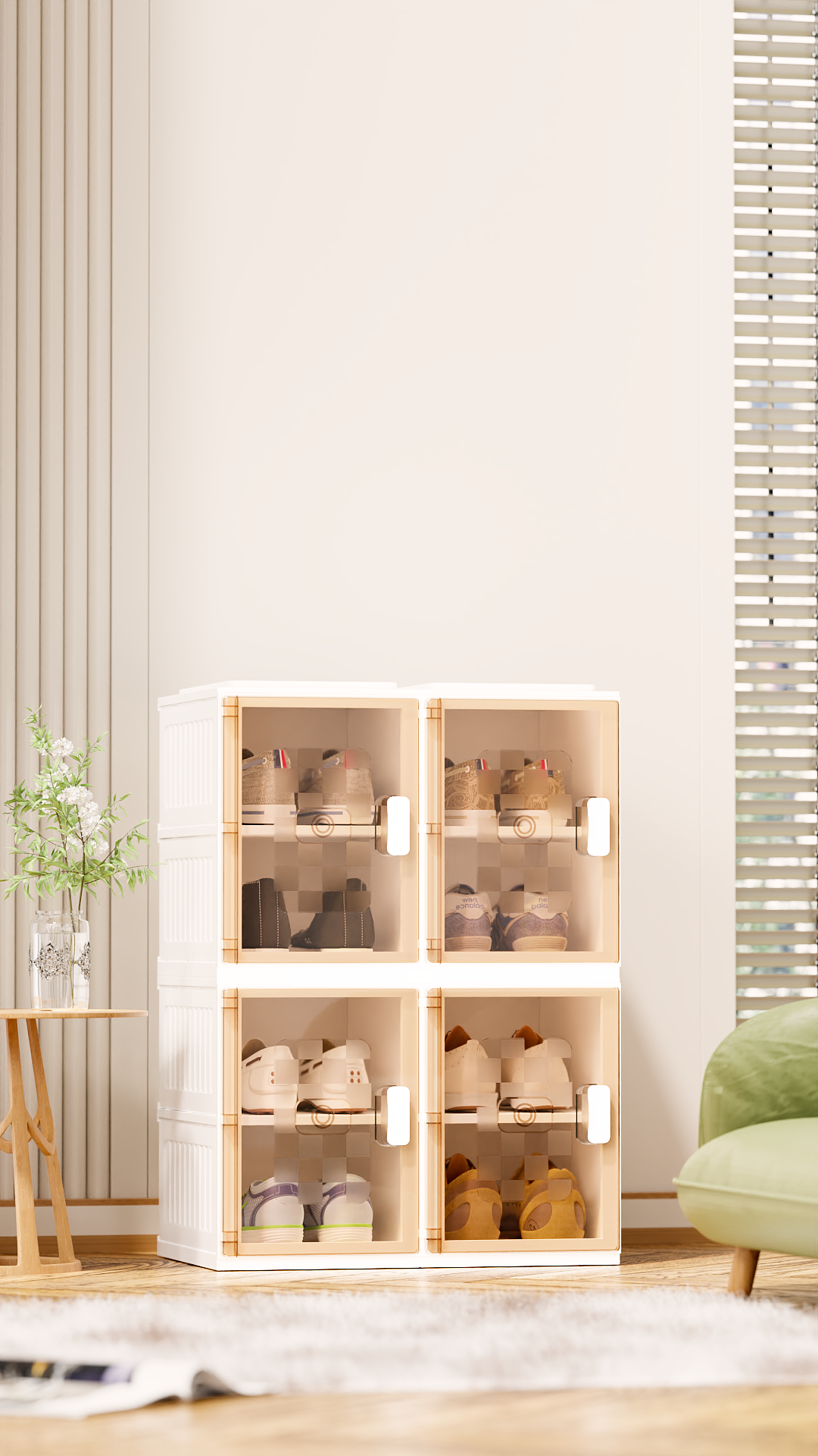 置物架-鞋架-建模渲染（图ZMzQzMjk3NDk2） - 产品 - 站酷设计师BuluGuluWater原创素材 - 站酷ZCOOL