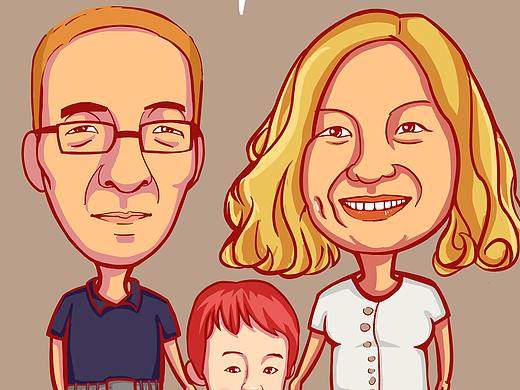 Q版形象设计（全家福版）