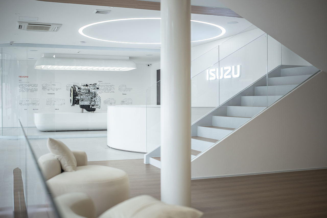 五十铃_ISUZU 技术研修中心（图ZMzc5NjM5NjY4） - 商业空间设计 - 站酷设计师千棱设计原创素材 - 站酷ZCOOL