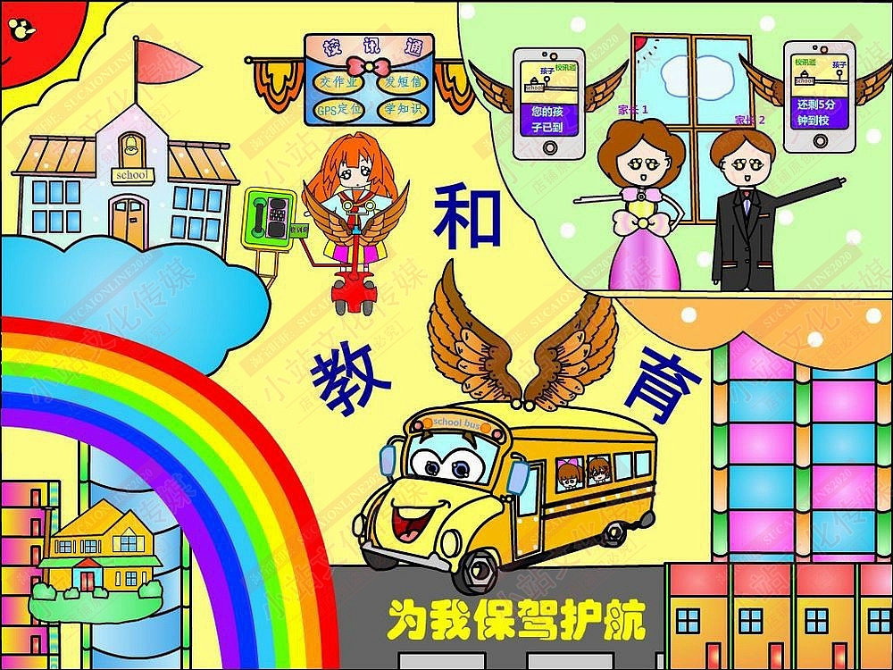 和教育电脑绘画（图ZMjM1OTMzNDM2） - 艺术插画 - 站酷设计师sucaionline原创素材 - 站酷ZCOOL