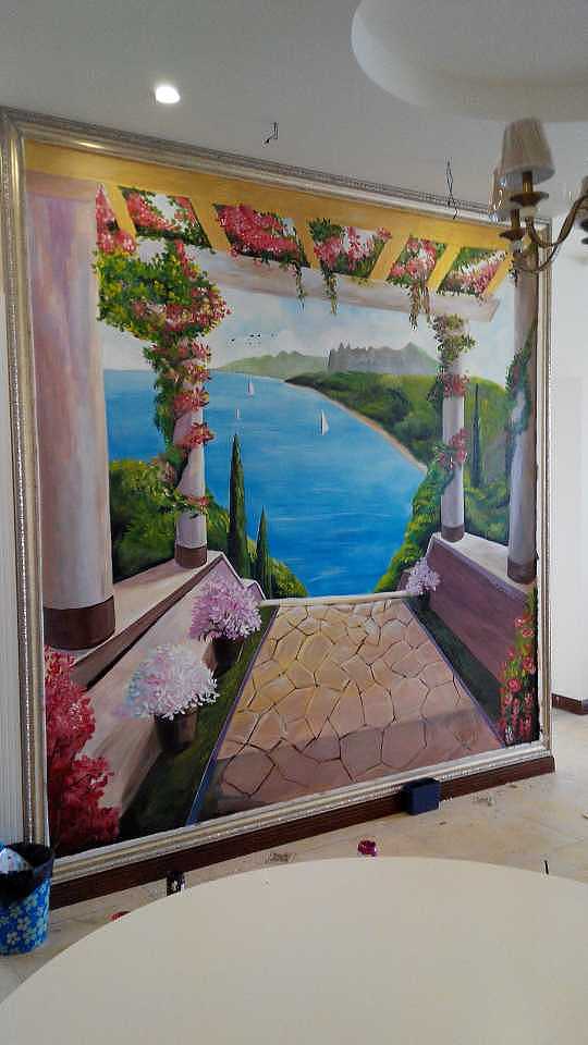 3D墙绘,3D墙画,成都墙绘,成都彩绘,成都壁画