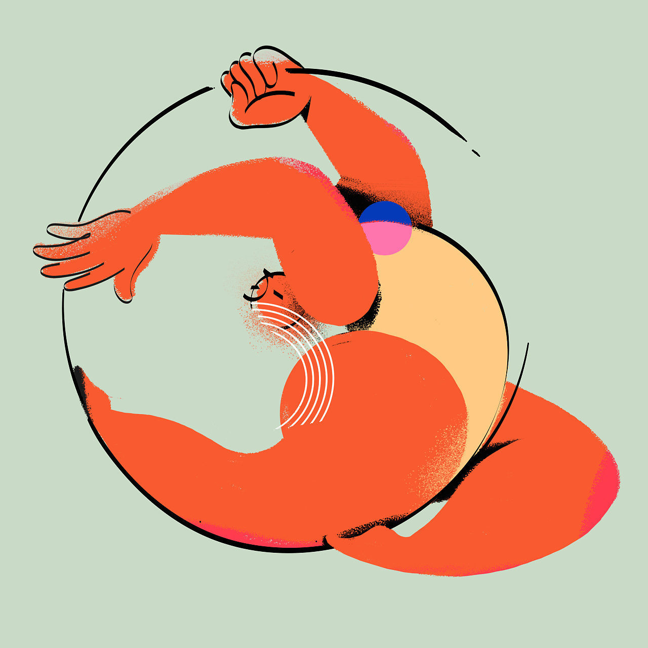 lets yoga 柔软的胖子