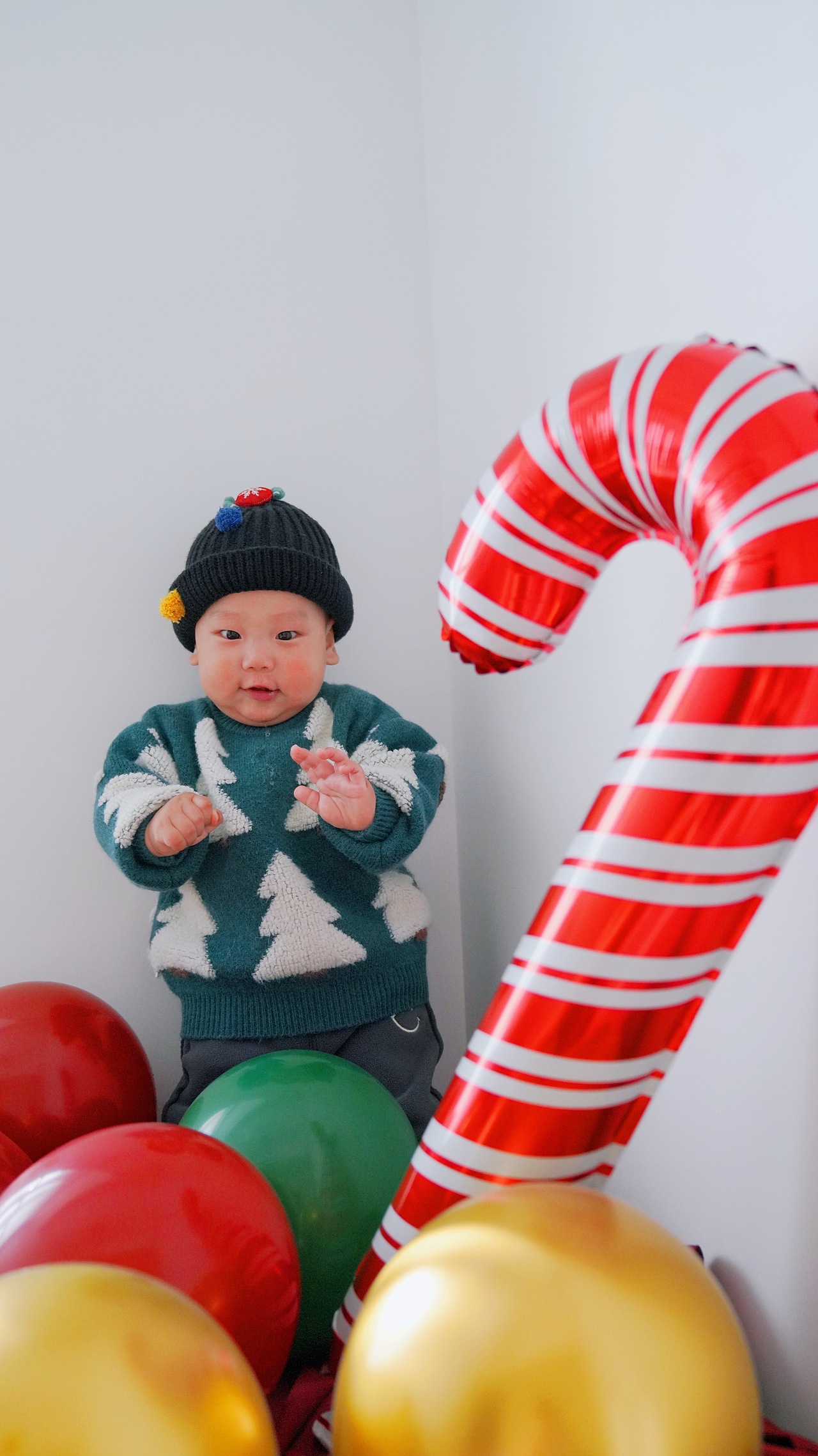 圣诞照-小栗子10个月记录